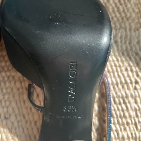 NWT D’Accori Saturn Satin Slingback Pumps - Picture 9 of 11